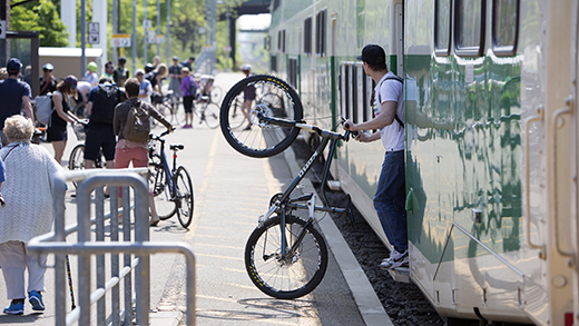 Biking Your Commute to GO GO Transit